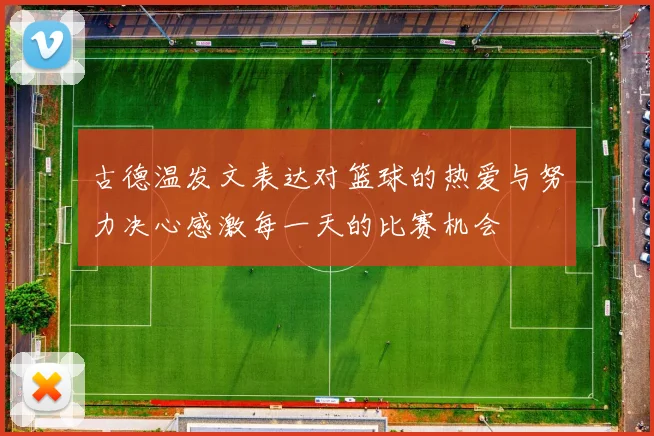 古德温发文表达对篮球的热爱与努力决心感激每一天的比赛机会